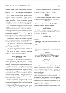 Read more about the article Decreto Presidencial n.º 279_19 ANAGERO